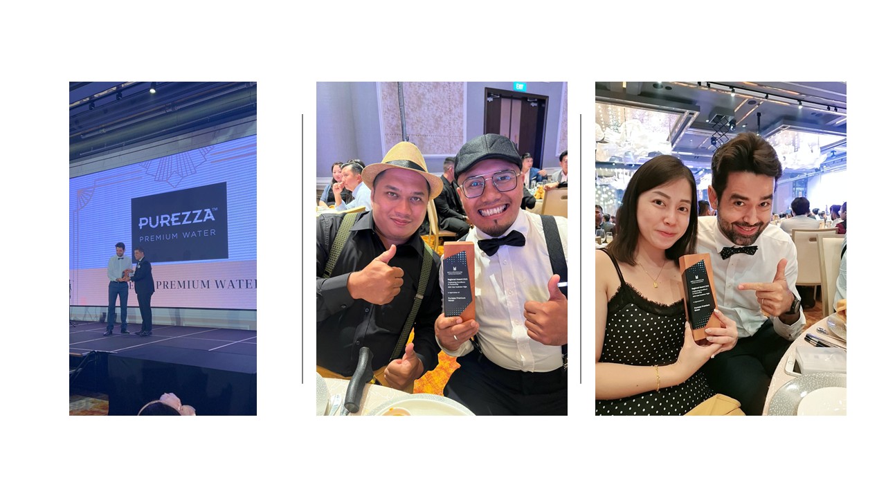 Purezza Premium Water Award by the Millennium Hotels and Resorts