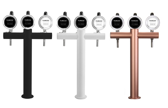 The Purezza T-bar Tower 3 ways